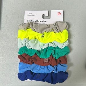 Lululemon uplifting scrunchie 7 pack